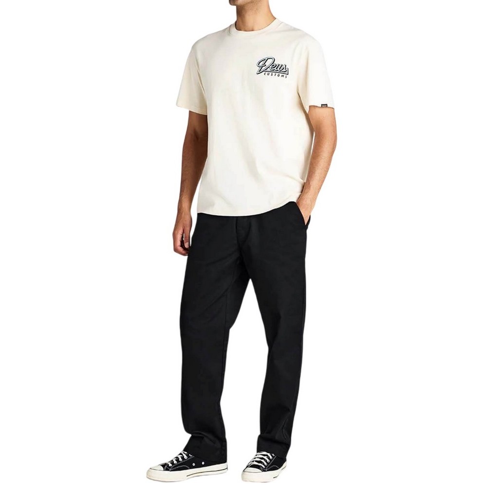 DEUS CONDUIT TEE T-SHIRT ΜΠΛΟΥΖΑ ΑΝΔΡΙΚΗ OFF WHITE