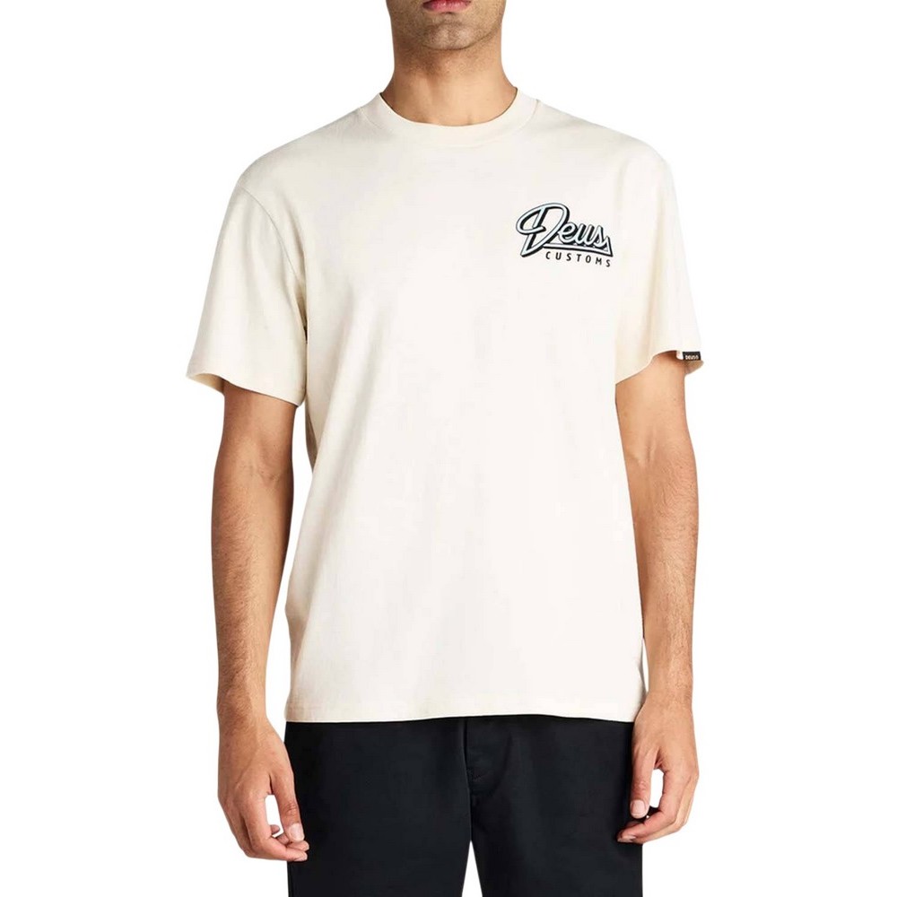 DEUS CONDUIT TEE T-SHIRT ΜΠΛΟΥΖΑ ΑΝΔΡΙΚΗ OFF WHITE