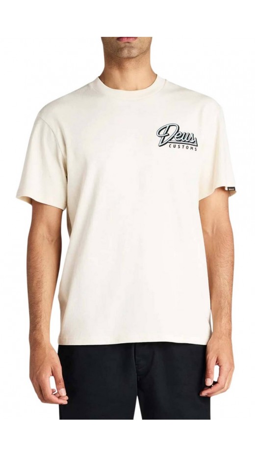 DEUS CONDUIT TEE T-SHIRT ΜΠΛΟΥΖΑ ΑΝΔΡΙΚΗ OFF WHITE
