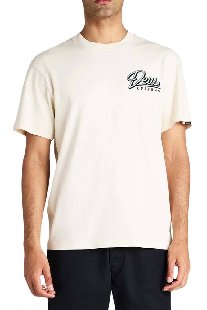 DEUS CONDUIT TEE T-SHIRT ΜΠΛΟΥΖΑ ΑΝΔΡΙΚΗ OFF WHITE
