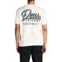 DEUS CONDUIT TEE T-SHIRT ΜΠΛΟΥΖΑ ΑΝΔΡΙΚΗ OFF WHITE