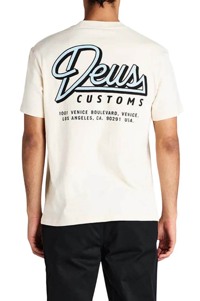 DEUS CONDUIT TEE T-SHIRT ΜΠΛΟΥΖΑ ΑΝΔΡΙΚΗ OFF WHITE