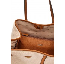 GUESS VICTTORIA LARGE 2 IN 1 TOTE ΤΣΑΝΤΑ ΓΥΝΑΙΚΕΙΑ NATURAL