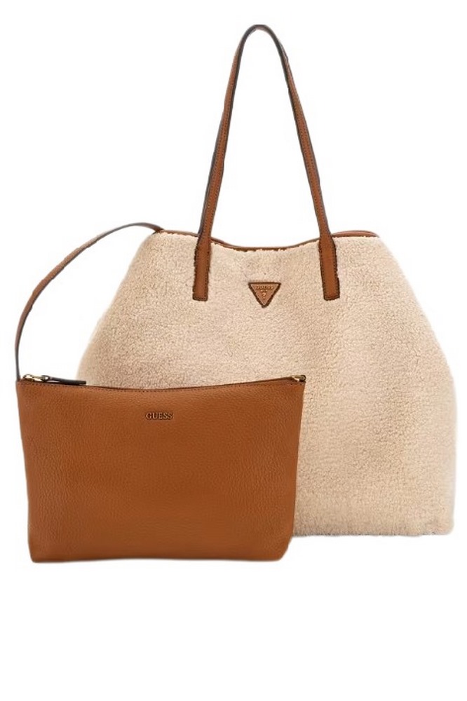GUESS VICTTORIA LARGE 2 IN 1 TOTE ΤΣΑΝΤΑ ΓΥΝΑΙΚΕΙΑ NATURAL