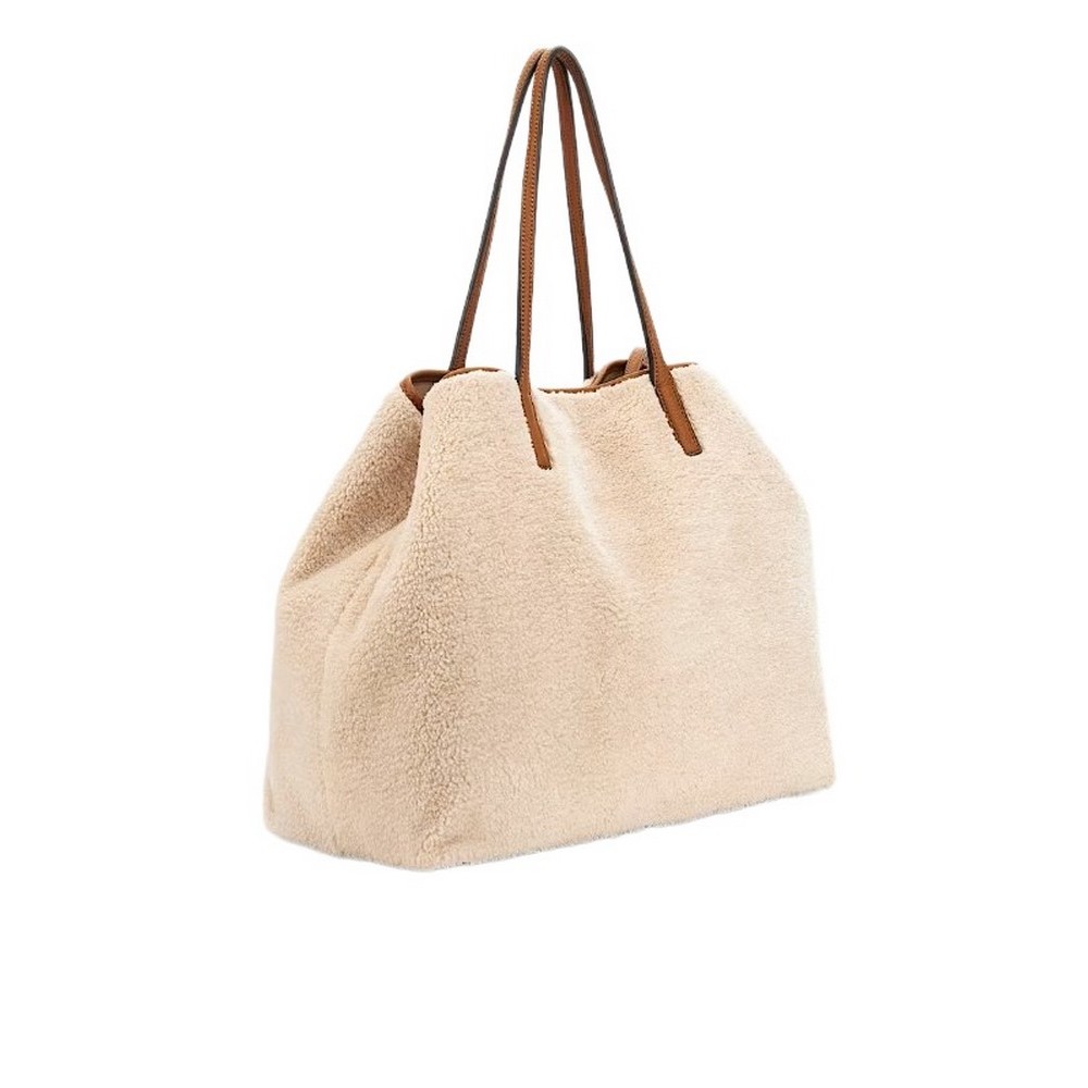 GUESS VICTTORIA LARGE 2 IN 1 TOTE ΤΣΑΝΤΑ ΓΥΝΑΙΚΕΙΑ NATURAL