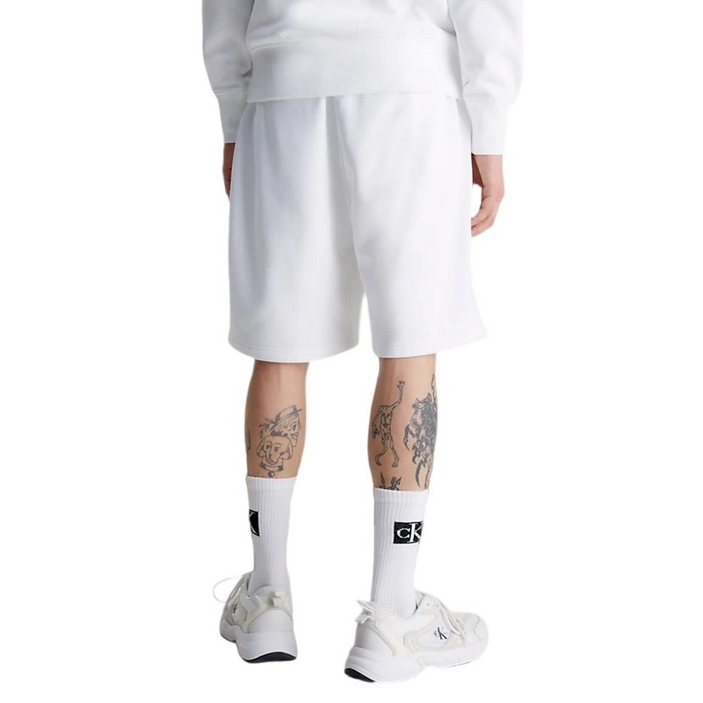 CALVIN KLEIN JEANS INSTITUTIONAL HWK SHORT ΣΟΡΤΣ ΑΝΔΡΙΚΟ WHITE