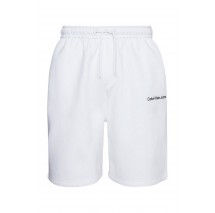 CALVIN KLEIN JEANS INSTITUTIONAL HWK SHORT ΣΟΡΤΣ ΑΝΔΡΙΚΟ WHITE