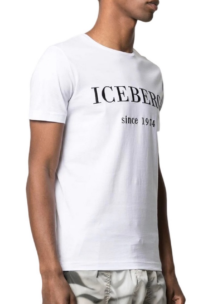 ICEBERG  JERSEY T-SHIRT ΜΠΛΟΥΖΑ ΑΝΔΡΙΚΗ WHITE