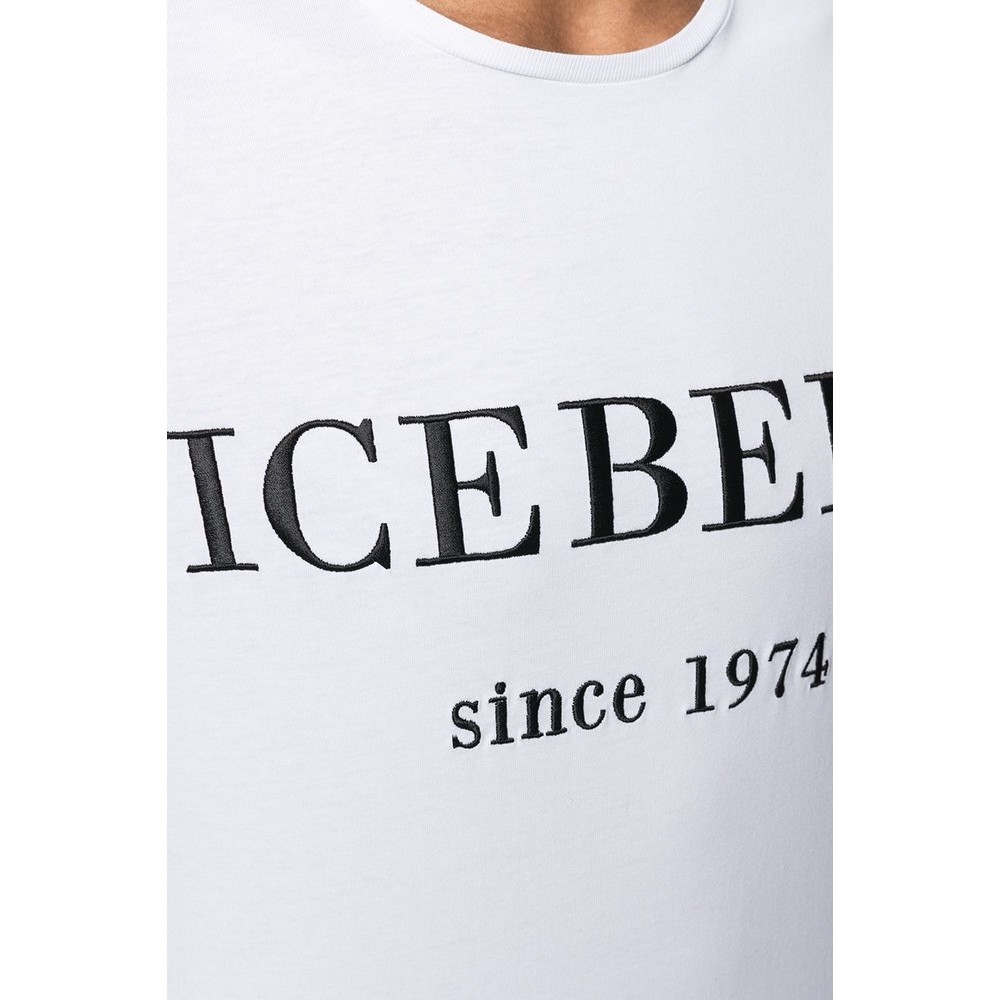 ICEBERG  JERSEY T-SHIRT ΜΠΛΟΥΖΑ ΑΝΔΡΙΚΗ WHITE