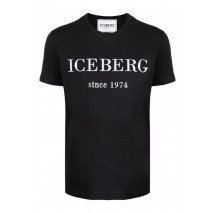 ICEBERG  JERSEY T-SHIRT ΜΠΛΟΥΖΑ ΑΝΔΡΙΚΗ BLACK