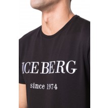 ICEBERG  JERSEY T-SHIRT ΜΠΛΟΥΖΑ ΑΝΔΡΙΚΗ BLACK