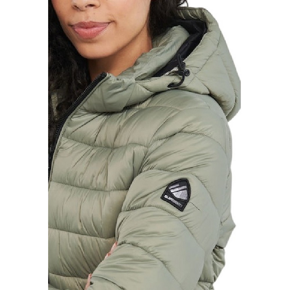 ΜΠΟΥΦΑΝ D1 CLASSIC FUJI PUFFER ΓΥΝΑΙΚΕΙΟ SUPERDRY KHAKI