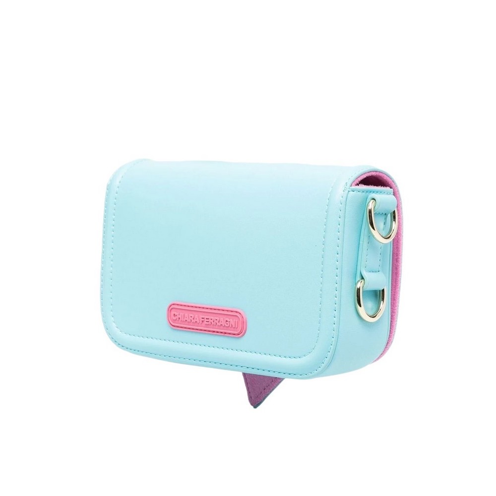 CHIARA FERRAGNI RANGE A-EYELIKE BAGS SMOOTH CALF ΤΣΑΝΤΑ ΓΥΝΑΙΚΕΙΑ SKY