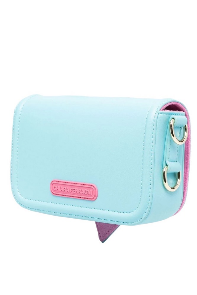 CHIARA FERRAGNI RANGE A-EYELIKE BAGS SMOOTH CALF ΤΣΑΝΤΑ ΓΥΝΑΙΚΕΙΑ SKY