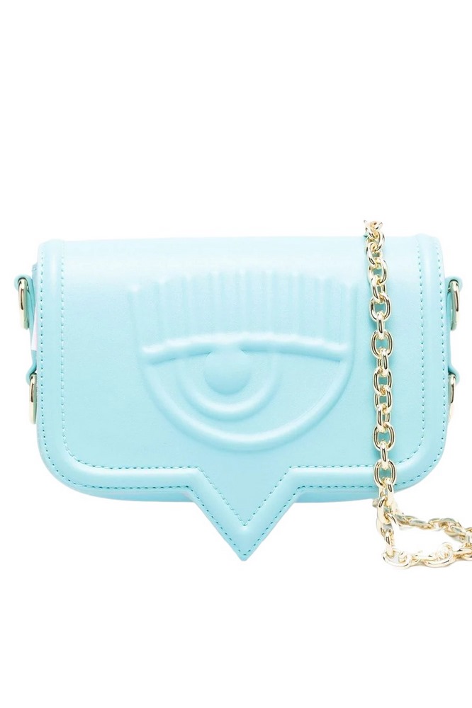 CHIARA FERRAGNI RANGE A-EYELIKE BAGS SMOOTH CALF ΤΣΑΝΤΑ ΓΥΝΑΙΚΕΙΑ SKY
