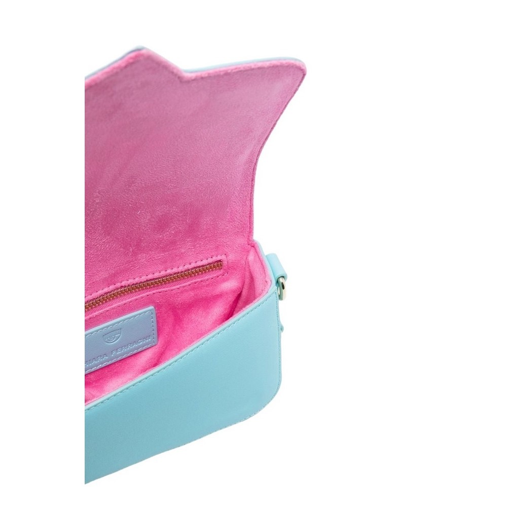 CHIARA FERRAGNI RANGE A-EYELIKE BAGS SMOOTH CALF ΤΣΑΝΤΑ ΓΥΝΑΙΚΕΙΑ SKY
