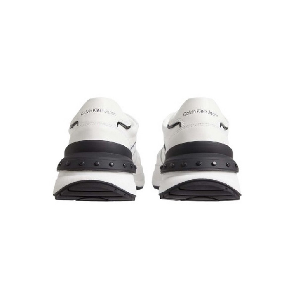 CALVIN KLEIN JEANS CHUNKY RUNNER BRANDED LACES ΠΑΠΟΥΤΣΙ ΑΝΔΡΙΚΟ WHITE