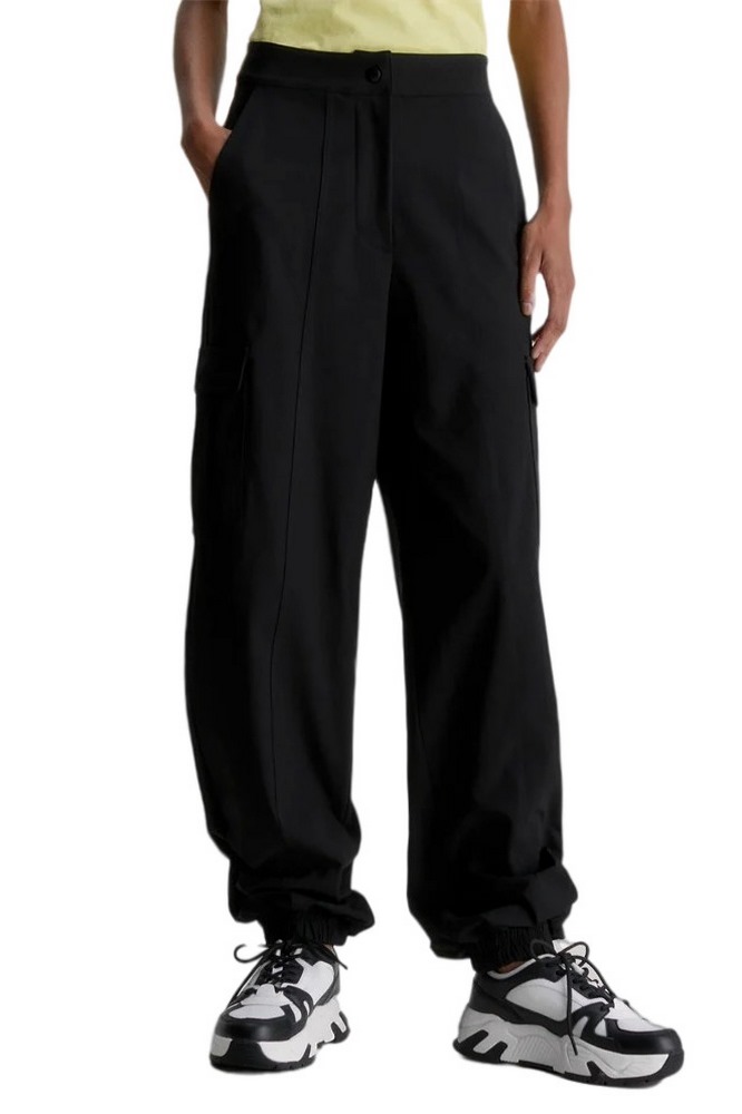 CALVIN KLEIN TECHNICAL CARGO KNIT PANT ΠΑΝΤΕΛΟΝΙ ΓΥΝΑΙΚΕΙΟ BLACK