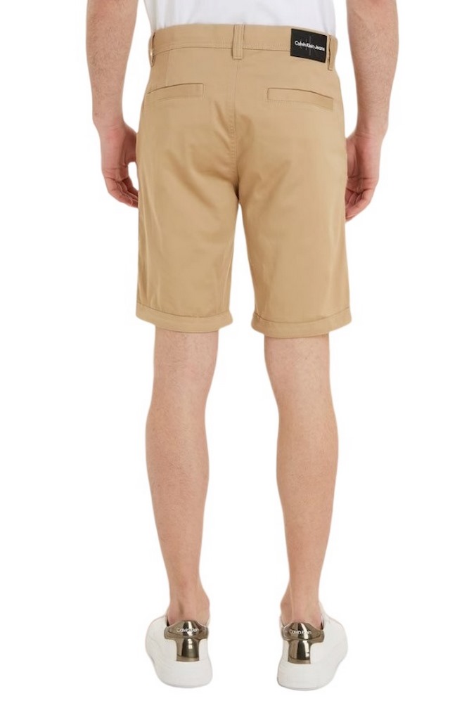 CALVIN KLEIN JEANS CHINO SHORT ΒΕΡΜΟΥΔΑ ΑΝΔΡΙΚΗ BEIGE