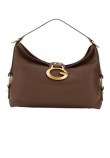 GUESS CAMDEN SHOULDER BAG ΤΣΑΝΤΑ ΓΥΝΑΙΚΕΙΑ BROWN