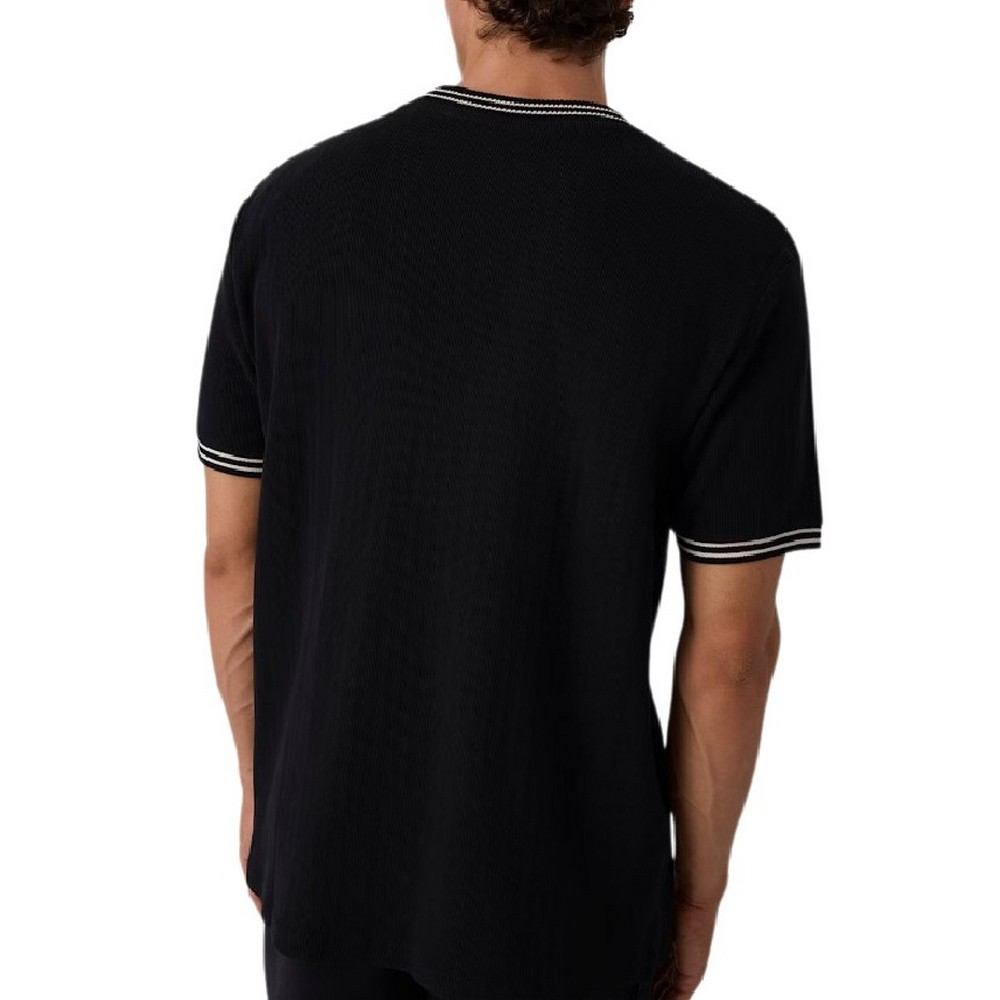 GUESS SIMON CN T-SHIRT ΜΠΛΟΥΖΑ ΑΝΔΡΙΚΗ BLACK