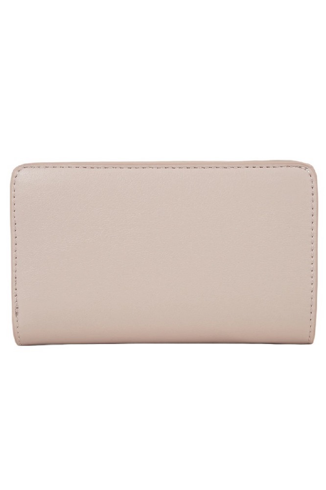 CALVIN KLEIN RE-LOCK BILLFOLD FRENCH WALLET ΠΟΡΤΟΦΟΛΙ ΓΥΝΑΙΚΕΙΟ NUDE