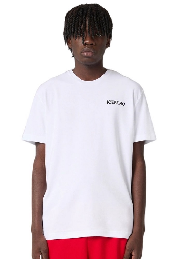 ICEBERG JERSEY T-SHIRT ΜΠΛΟΥΖΑ ΑΝΔΡΙΚΗ WHITE