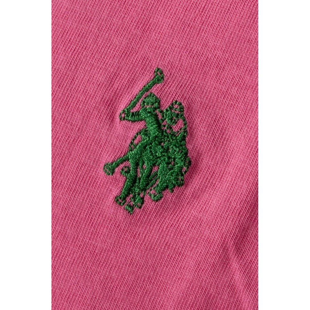 U.S.POLO MICK 000148 EH33 TSHIRT ΜΠΛΟΥΖΑ ΑΝΔΡΙΚΗ PINK