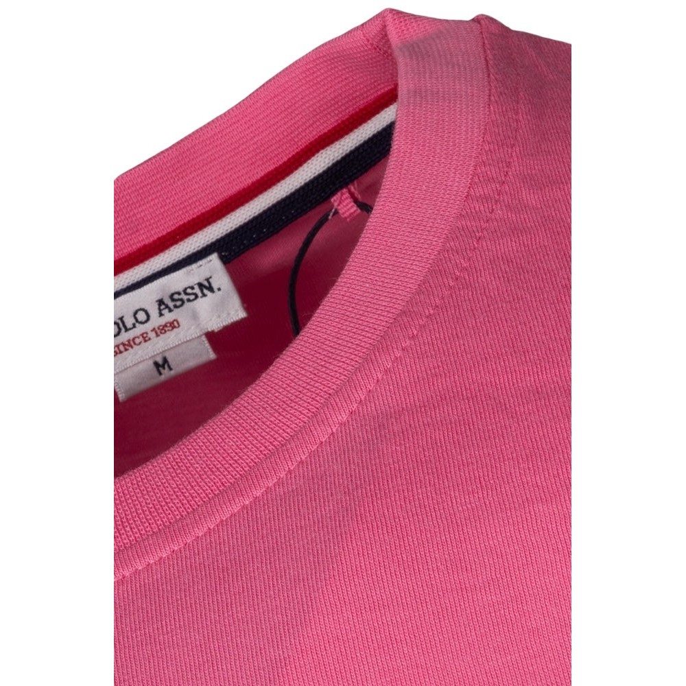 U.S.POLO MICK 000148 EH33 TSHIRT ΜΠΛΟΥΖΑ ΑΝΔΡΙΚΗ PINK