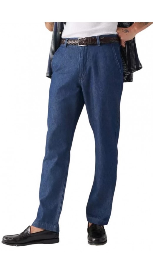 LEVI'S XX CHINO AUTHENTIC STRT A57530028 FLAT FINISH ΠΑΝΤΕΛΟΝΙ ΑΝΔΡΙΚΟ DARK INDIGO