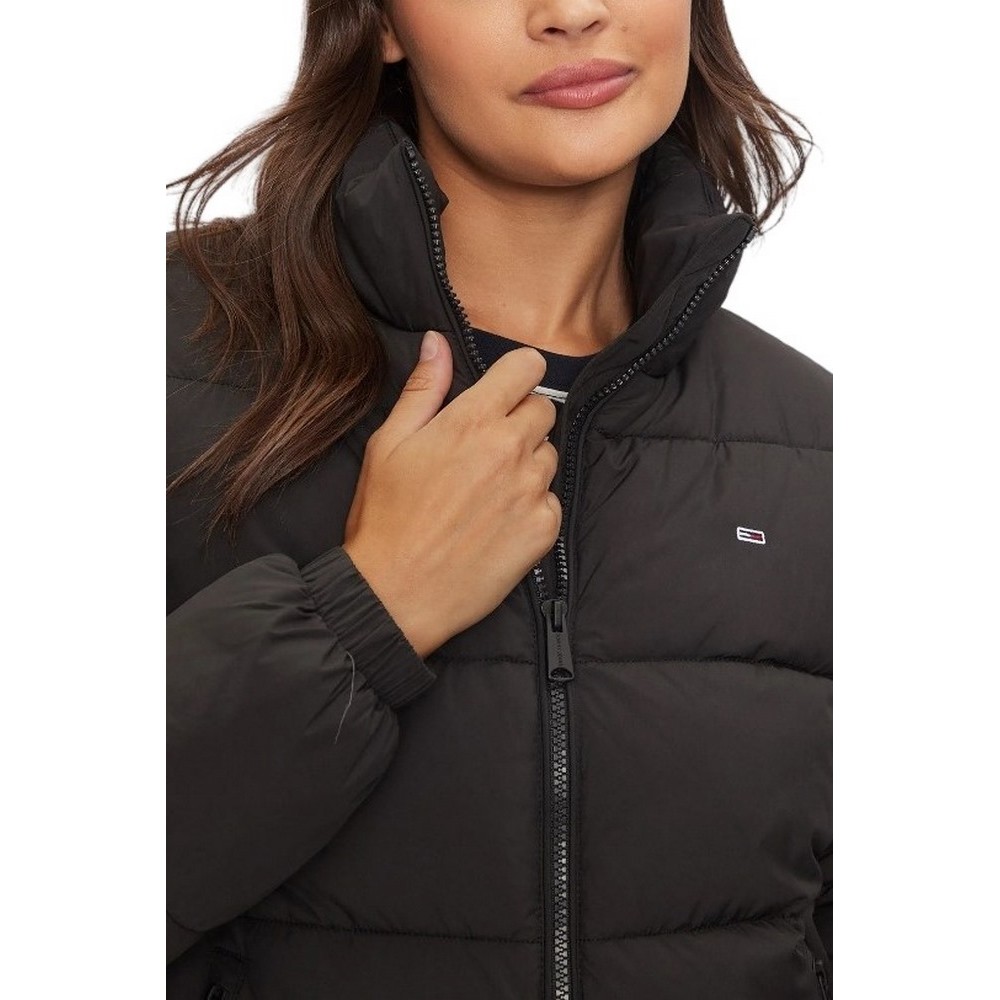 TOMMY JEANS ESSENTIAL PUFFER EXT ΜΠΟΥΦΑΝ ΓΥΝΑΙΚΕΙΟ BLACK