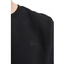 SUPERDRY ESSENTIAL LOGO CREW SWEATSHIRT ΦΟΥΤΕΡ ΜΠΛΟΥΖΑ ΑΝΔΡΙΚΟ BLACK