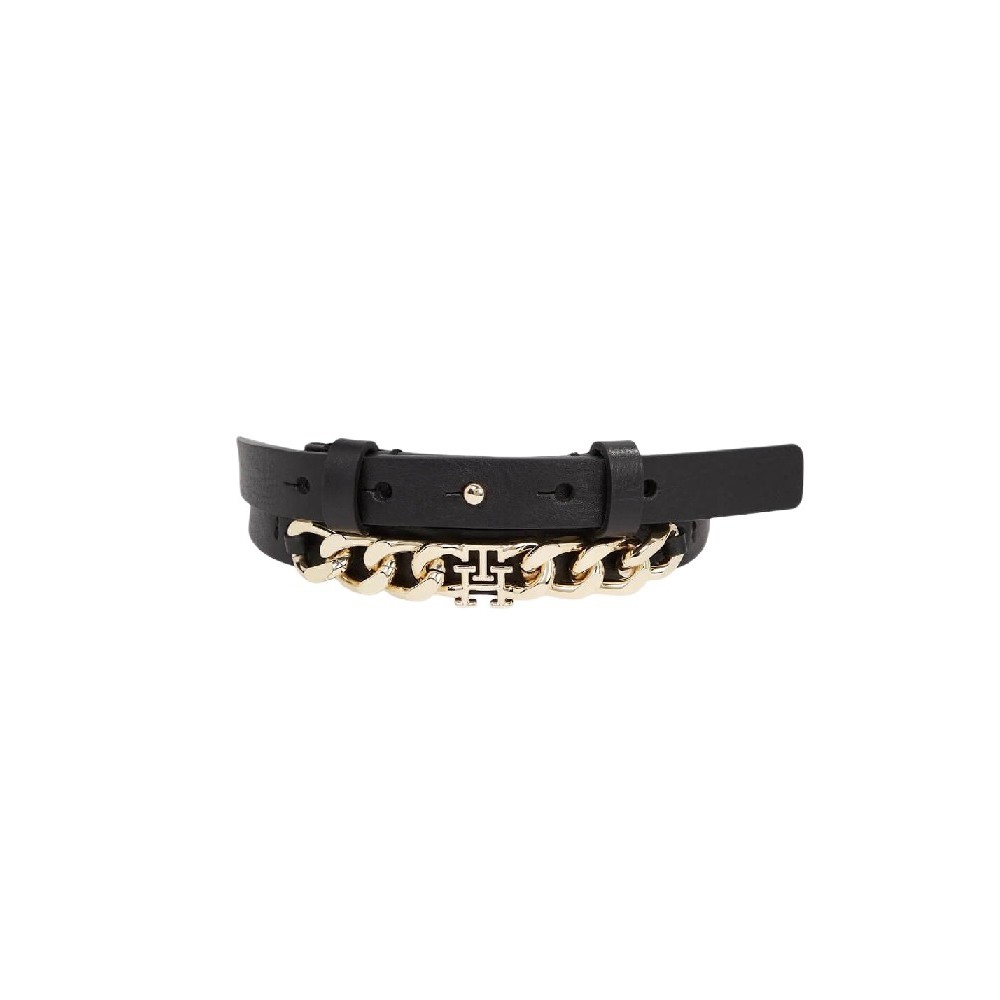 TOMMY HILFIGER TH CHIC CHAIN WAIST 2.0 ΖΩΝΗ ΓΥΝΑΙΚΕΙΑ BLACK