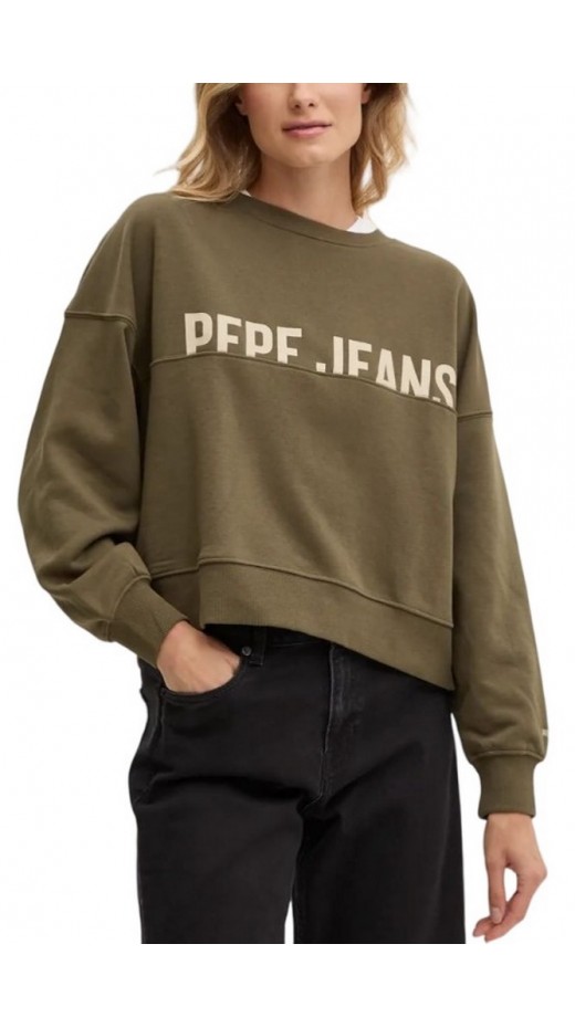 PEPE JEANS LONDON DROP 2 GAYLE ΦΟΥΤΕΡ ΜΠΛΟΥΖΑ ΓΥΝΑΙΚΕΙΑ GREEN