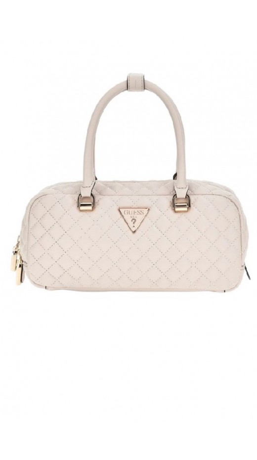 GUESS ECO RIANEE SATCHEL ΤΣΑΝΤΑ ΓΥΝΑΙΚΕΙΑ STONE