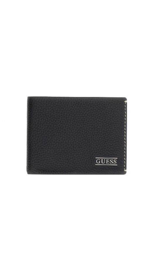 GUESS BOSTON BIFOLD SMBOGSLEA20 ΠΟΡΤΟΦΟΛΙ ΑΝΔΡΙΚΟ BLACK