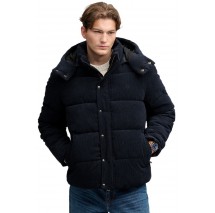 SUPERDRY PREMIUM HOOD CORD PUFFER JKT ΜΠΟΥΦΑΝ ΑΝΔΡΙΚΟ ECLIPSE NAVY