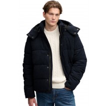 SUPERDRY PREMIUM HOOD CORD PUFFER JKT ΜΠΟΥΦΑΝ ΑΝΔΡΙΚΟ ECLIPSE NAVY