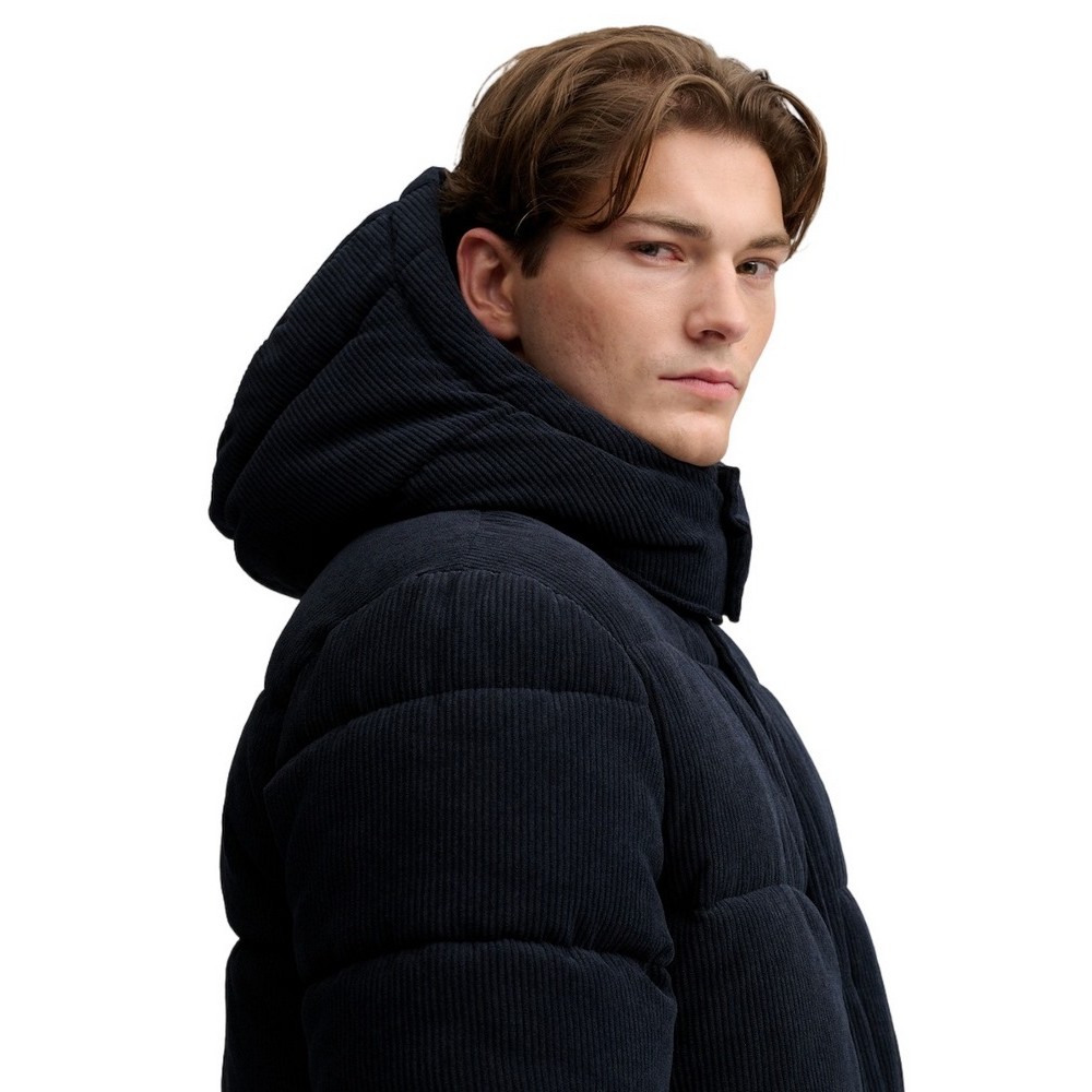 SUPERDRY PREMIUM HOOD CORD PUFFER JKT ΜΠΟΥΦΑΝ ΑΝΔΡΙΚΟ ECLIPSE NAVY