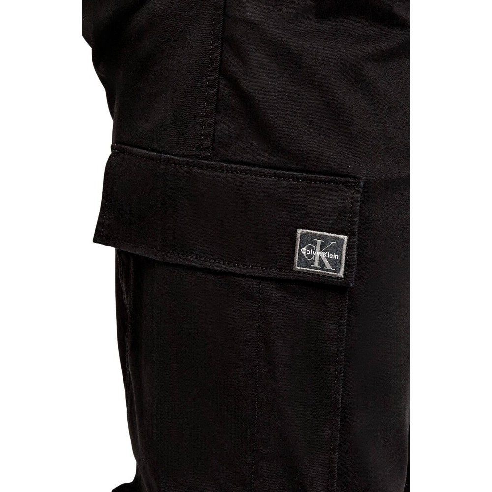 CALVIN KLEIN JEANS SKINNY ELASTIC TWILL CARGO PANT ΠΑΝΤΕΛΟΝΙ ΑΝΔΡΙΚΟ BLACK