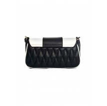 VERSACE JEANS COUTURE RANGE B - LOGO LOOP ΤΣΑΝΤΑ ΓΥΝΑΙΚΕΙΑ BLACK/WHITE