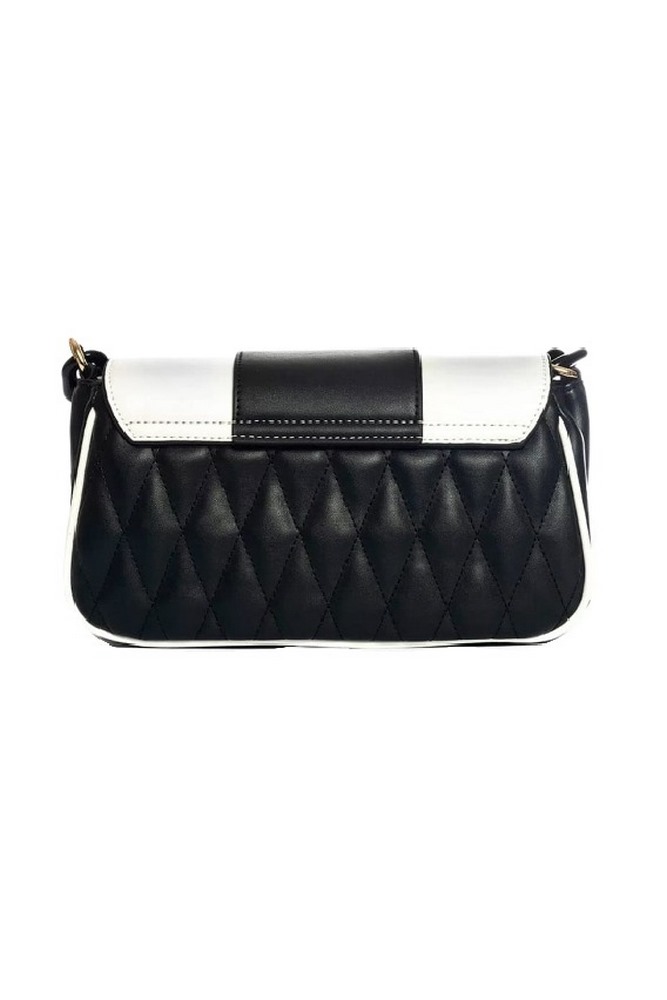 VERSACE JEANS COUTURE RANGE B - LOGO LOOP ΤΣΑΝΤΑ ΓΥΝΑΙΚΕΙΑ BLACK/WHITE
