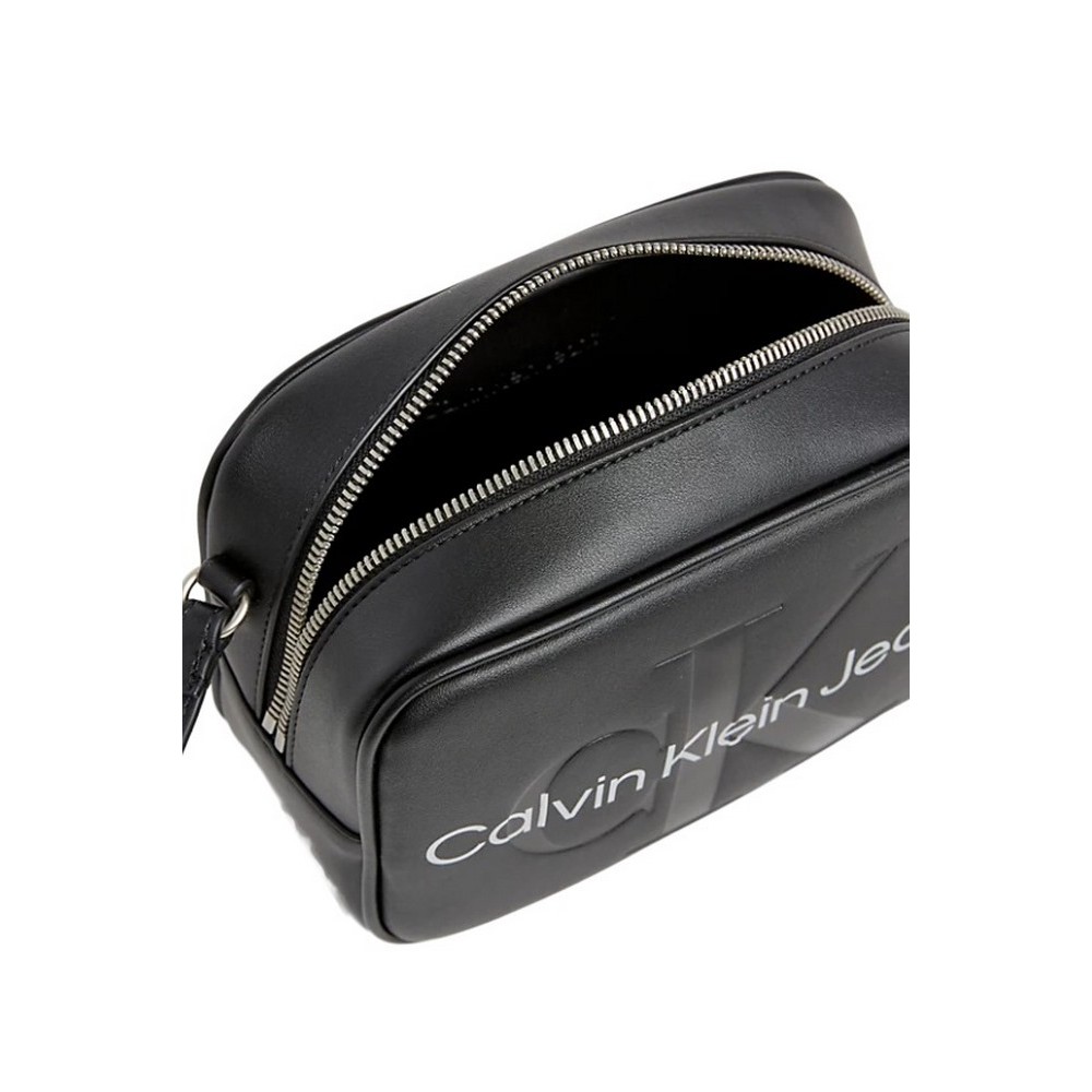 CALVIN KLEIN JEANS CAMERA BAG ΤΣΑΝΤΑ ΓΥΝΑΙΚΕΙΑ BLACK
