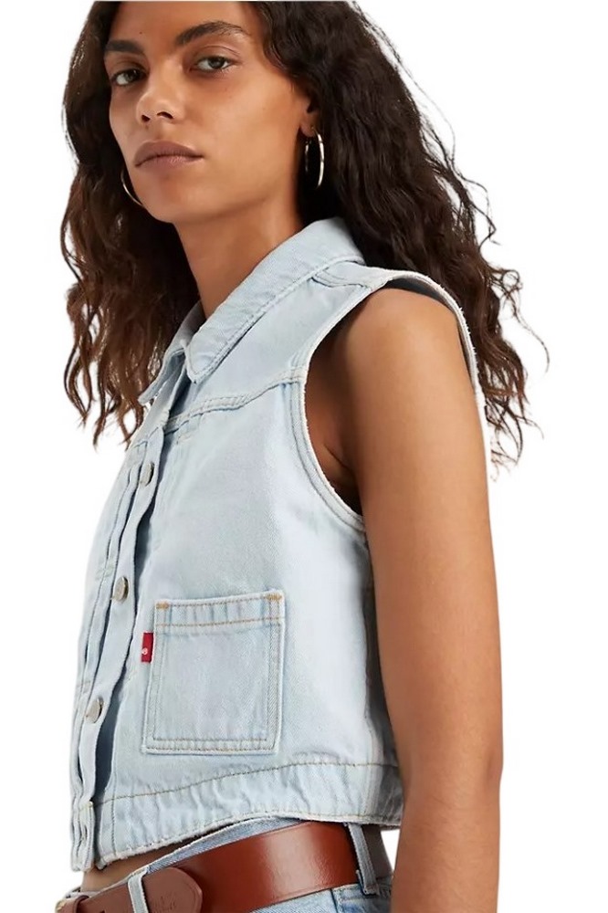 LEVI'S TILITY VEST ΓΙΛΕΚΟ ΓΥΝΑΙΚΕΙΟ LIGHT INDIGO