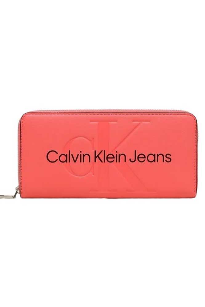 CALVIN KLEIN JEANS SCULPTED MONO Z/A MONO WALLET ΠΟΡΤΟΦΟΛΙ ΓΥΝΑΙΚΕΙΟ RED
