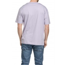 CALVIN KLEIN JEANS STACKED ARCHIVAL TEE T-SHIRT ΑΝΔΡΙΚΟ LILA