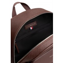 TOMMY HILFIGER FLAG MONOGRAM BACKPACK ΤΣΑΝΤΑ ΑΝΔΡΙΚΗ COFFEE