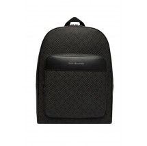 TOMMY HILFIGER FLAG MONOGRAM BACKPACK ΤΣΑΝΤΑ ΑΝΔΡΙΚΗ BLACK