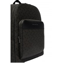 TOMMY HILFIGER FLAG MONOGRAM BACKPACK ΤΣΑΝΤΑ ΑΝΔΡΙΚΗ BLACK