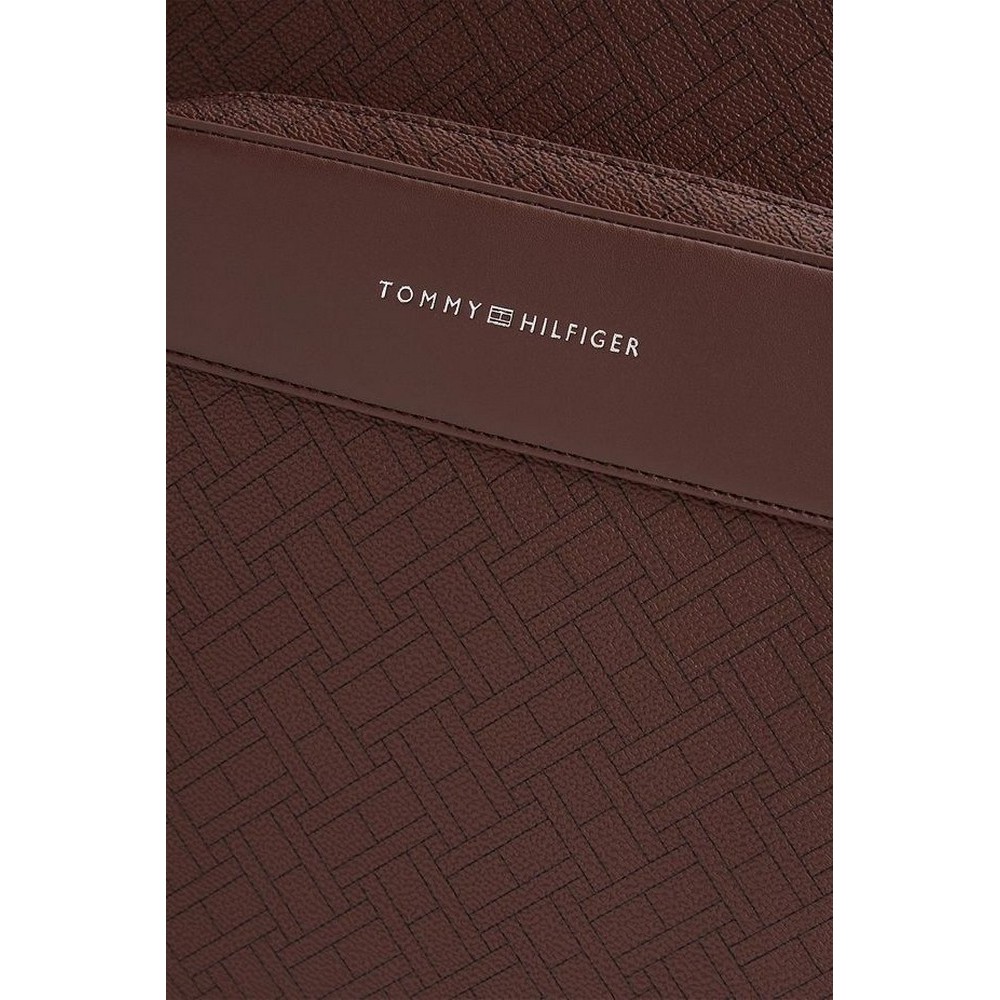 TOMMY HILFIGER FLAG MONOGRAM BACKPACK ΤΣΑΝΤΑ ΑΝΔΡΙΚΗ COFFEE